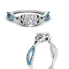 Load image into Gallery viewer, entwined-celtic-cushion-cut-love-knot-blue-topaz-engagement-ring-in-white-gold-FD9306CURGICBLTO-NL-WG