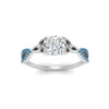 Load image into Gallery viewer, entwined-celtic-cushion-cut-love-knot-blue-topaz-engagement-ring-in-white-gold-FD9306CURGICBLTO-NL-WG
