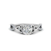 Load image into Gallery viewer, entwined-celtic-cushion-cut-love-knot-diamond-engagement-ring-in-white-gold-FD9306CUR-NL-WG
