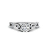 Load image into Gallery viewer, entwined-celtic-cushion-cut-love-knot-diamond-engagement-ring-in-white-gold-FD9306CUR-NL-WG
