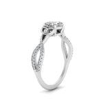 Load image into Gallery viewer, entwined-celtic-cushion-cut-love-knot-diamond-engagement-ring-in-white-gold-FD9306CUR-NL-WG
