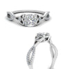 Load image into Gallery viewer, entwined-celtic-cushion-cut-love-knot-diamond-engagement-ring-in-white-gold-FD9306CUR-NL-WG