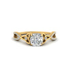 Load image into Gallery viewer, entwined-celtic-cushion-cut-love-knot-diamond-engagement-ring-in-yellow-gold-FD9306CUR-NL-YG