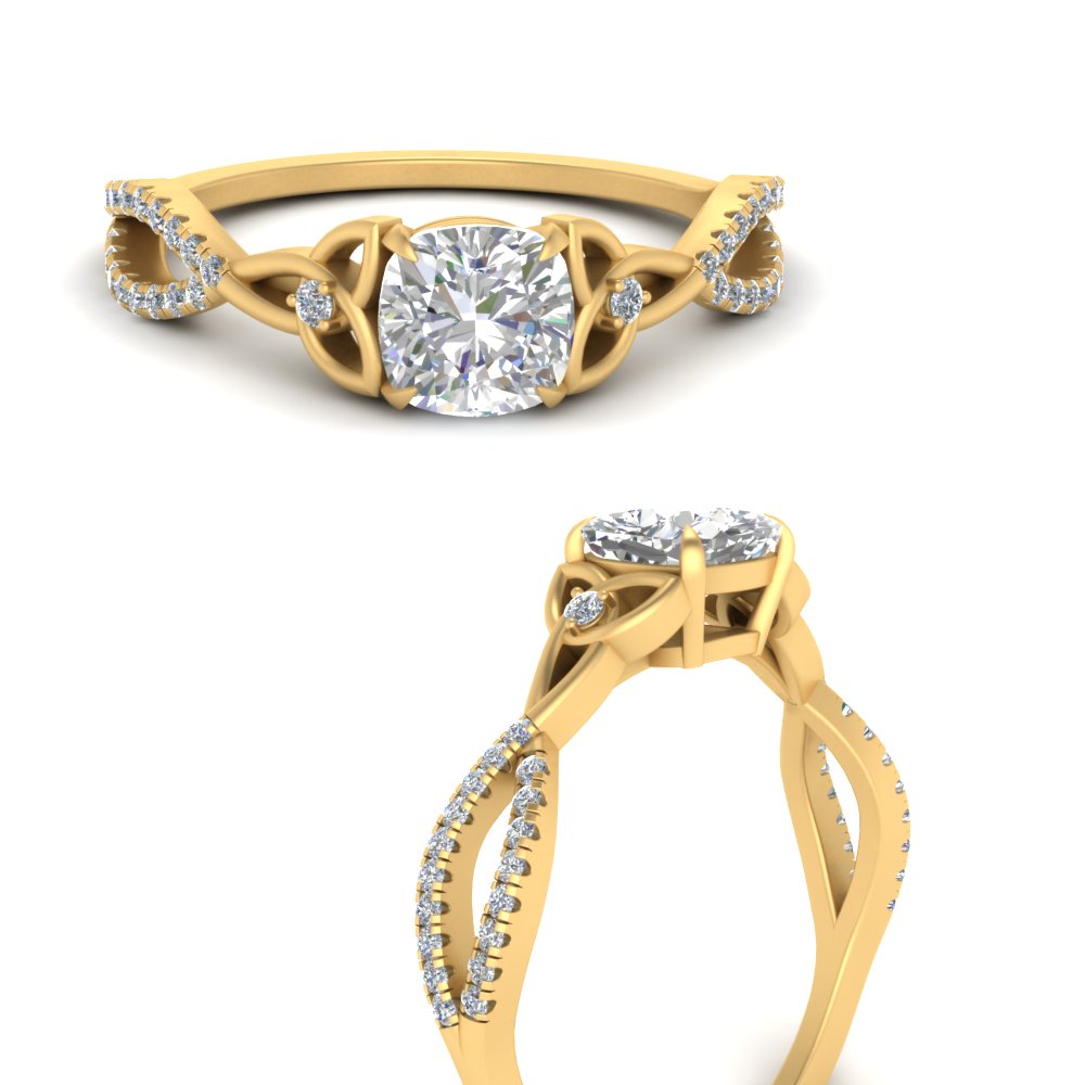 entwined-celtic-cushion-cut-love-knot-diamond-engagement-ring-in-yellow-gold-FD9306CUR-NL-YG