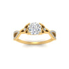 Load image into Gallery viewer, entwined-celtic-cushion-cut-love-knot-diamond-engagement-ring-in-yellow-gold-FD9306CUR-NL-YG