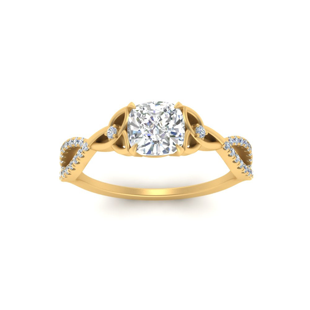 entwined-celtic-cushion-cut-love-knot-diamond-engagement-ring-in-yellow-gold-FD9306CUR-NL-YG