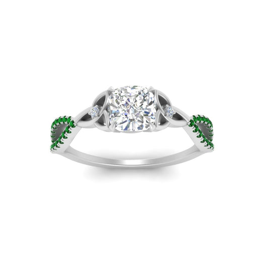 entwined-celtic-cushion-cut-love-knot-emerald-engagement-ring-in-white-gold-FD9306CURGEMGR-NL-WG
