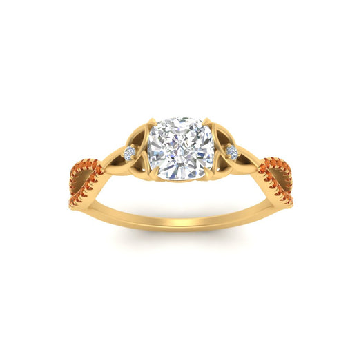 entwined-celtic-cushion-cut-love-knot-orange-sapphire-engagement-ring-in-yellow-gold-FD9306CURGSAOR-NL-YG