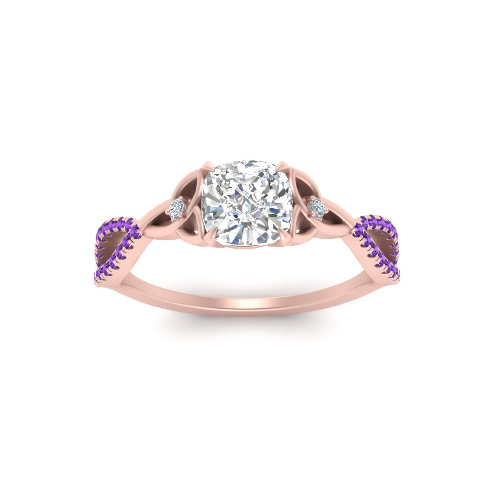 entwined-celtic-cushion-cut-love-knot-purple-topaz-engagement-ring-in-rose-gold-FD9306CURGVITO-NL-RG