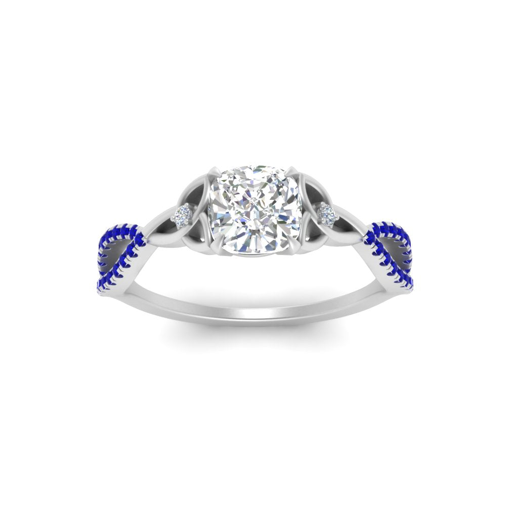 entwined-celtic-cushion-cut-love-knot-sapphire-engagement-ring-in-white-gold-FD9306CURGSABL-NL-WG