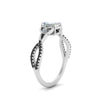 Load image into Gallery viewer, entwined-celtic-emerald-cut-love-knot-black-diamond-engagement-ring-in-white-gold-FD9306EMRGBLACK-NL-WG