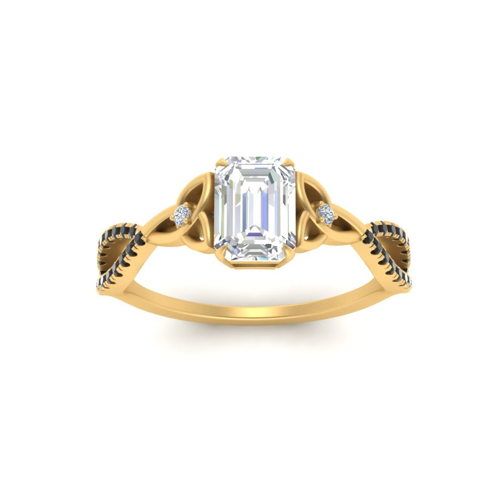 entwined-celtic-emerald-cut-love-knot-black-diamond-engagement-ring-in-yellow-gold-FD9306EMRGBLACK-NL-YG