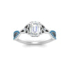 Load image into Gallery viewer, entwined-celtic-emerald-cut-love-knot-blue-topaz-engagement-ring-in-white-gold-FD9306EMRGICBLTO-NL-WG