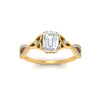 Load image into Gallery viewer, entwined-celtic-emerald-cut-love-knot-diamond-engagement-ring-in-yellow-gold-FD9306EMR-NL-YG