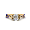 Load image into Gallery viewer, entwined-celtic-emerald-cut-love-knot-sapphire-engagement-ring-in-yellow-gold-FD9306EMRGSABL-NL-YG