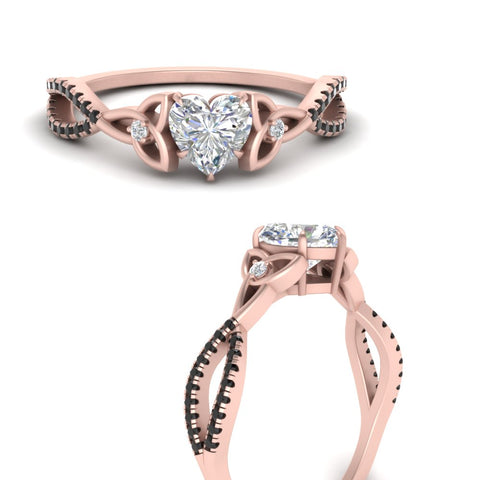 entwined-celtic-heart-shaped-love-knot-black-diamond-engagement-ring-in-rose-gold-FD9306HTRGBLACK-NL-RG