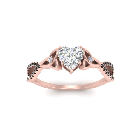 entwined-celtic-heart-shaped-love-knot-black-diamond-engagement-ring-in-rose-gold-FD9306HTRGBLACK-NL-RG