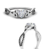 Load image into Gallery viewer, entwined-celtic-heart-shaped-love-knot-black-diamond-engagement-ring-in-white-gold-FD9306HTRGBLACK-NL-WG