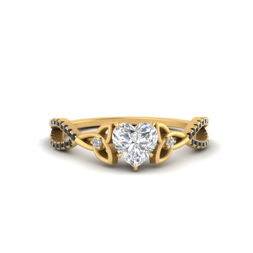 entwined-celtic-heart-shaped-love-knot-black-diamond-engagement-ring-in-yellow-gold-FD9306HTRGBLACK-NL-YG