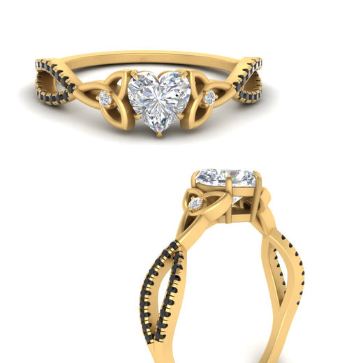 entwined-celtic-heart-shaped-love-knot-black-diamond-engagement-ring-in-yellow-gold-FD9306HTRGBLACK-NL-YG