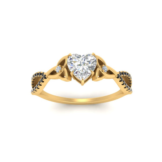 entwined-celtic-heart-shaped-love-knot-black-diamond-engagement-ring-in-yellow-gold-FD9306HTRGBLACK-NL-YG