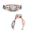 Load image into Gallery viewer, entwined-celtic-heart-shaped-love-knot-blue-topaz-engagement-ring-in-rose-gold-FD9306HTRGICBLTO-NL-RG