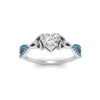 Load image into Gallery viewer, entwined-celtic-heart-shaped-love-knot-blue-topaz-engagement-ring-in-white-gold-FD9306HTRGICBLTO-NL-WG