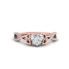 Load image into Gallery viewer, entwined-celtic-heart-shaped-love-knot-diamond-engagement-ring-in-rose-gold-FD9306HTR-NL-RG
