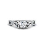 Load image into Gallery viewer, entwined-celtic-heart-shaped-love-knot-diamond-engagement-ring-in-white-gold-FD9306HTR-NL-WG
