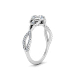 Load image into Gallery viewer, entwined-celtic-heart-shaped-love-knot-diamond-engagement-ring-in-white-gold-FD9306HTR-NL-WG
