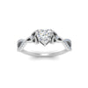 Load image into Gallery viewer, entwined-celtic-heart-shaped-love-knot-diamond-engagement-ring-in-white-gold-FD9306HTR-NL-WG