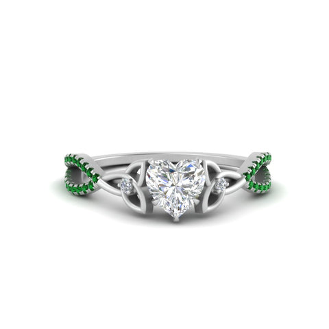 entwined-celtic-heart-shaped-love-knot-emerald-engagement-ring-in-white-gold-FD9306HTRGEMGR-NL-WG