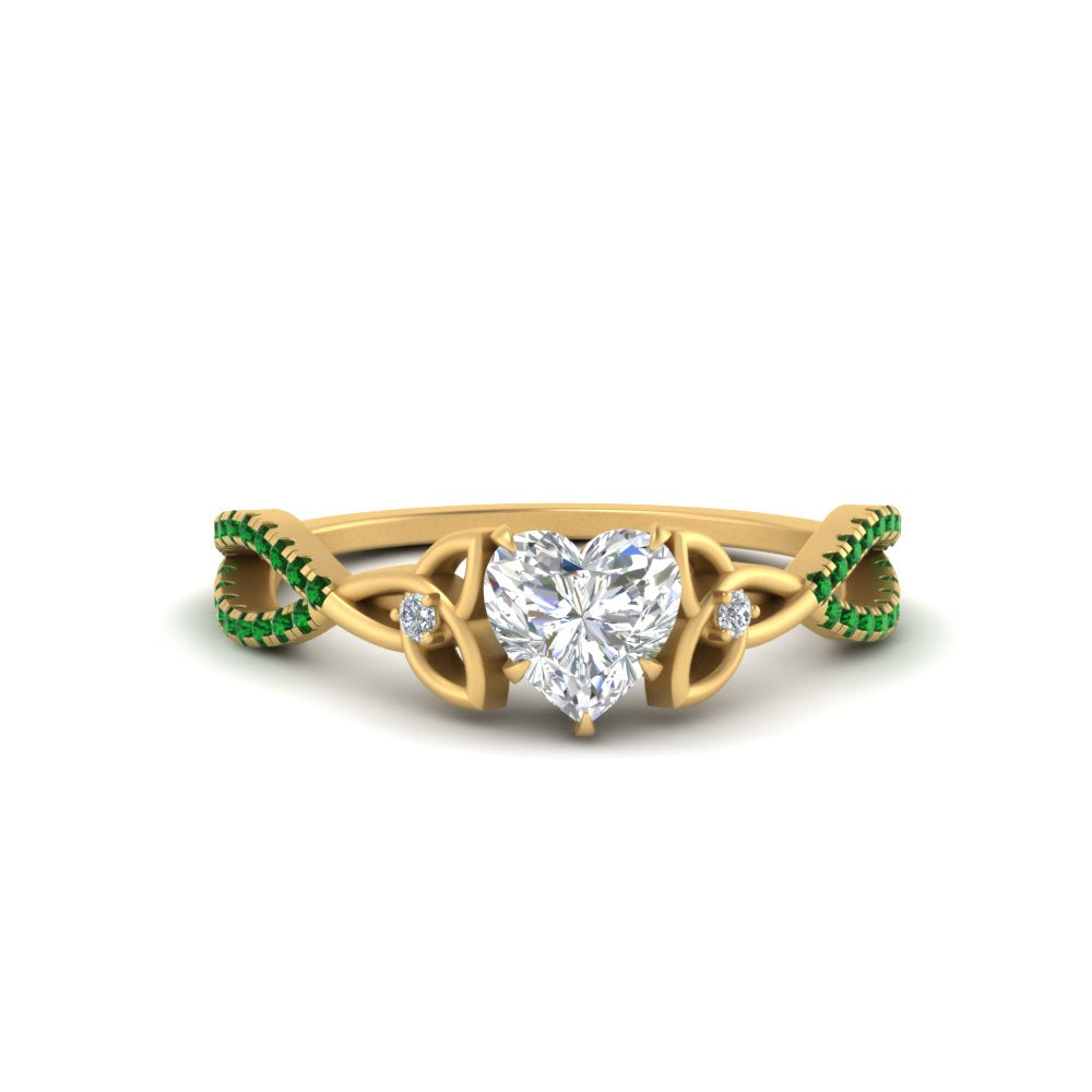 entwined-celtic-heart-shaped-love-knot-emerald-engagement-ring-in-yellow-gold-FD9306HTRGEMGR-NL-YG