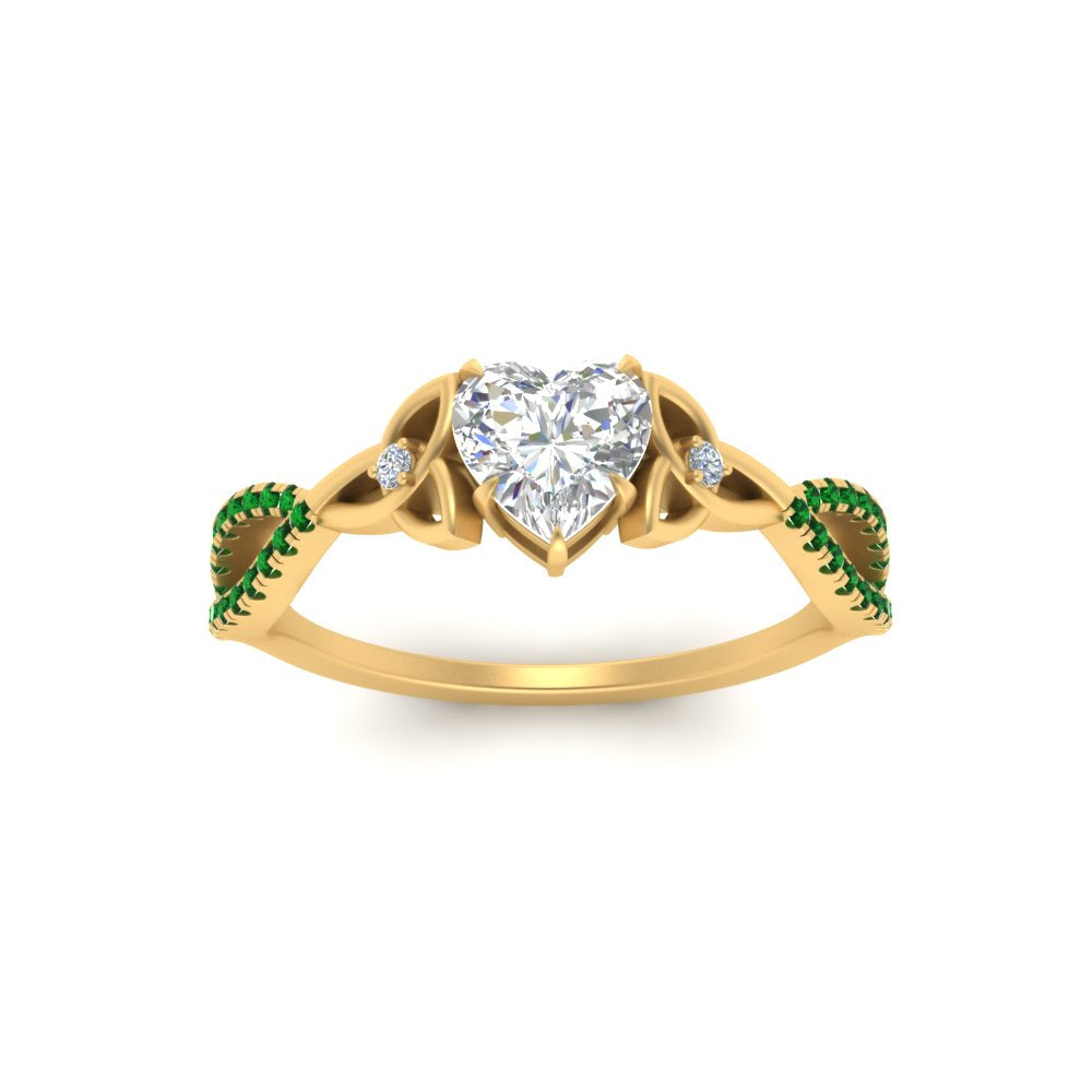 entwined-celtic-heart-shaped-love-knot-emerald-engagement-ring-in-yellow-gold-FD9306HTRGEMGR-NL-YG