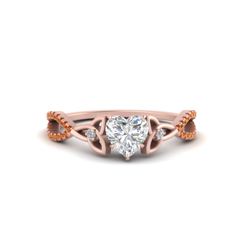 entwined-celtic-heart-shaped-love-knot-orange-sapphire-engagement-ring-in-rose-gold-FD9306HTRGSAOR-NL-RG