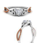 Load image into Gallery viewer, entwined-celtic-heart-shaped-love-knot-orange-sapphire-engagement-ring-in-white-gold-FD9306HTRGSAOR-NL-WG
