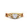 Load image into Gallery viewer, entwined-celtic-heart-shaped-love-knot-orange-sapphire-engagement-ring-in-yellow-gold-FD9306HTRGSAOR-NL-YG