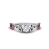 Load image into Gallery viewer, entwined-celtic-heart-shaped-love-knot-pink-sapphire-engagement-ring-in-white-gold-FD9306HTRGSADRPI-NL-WG