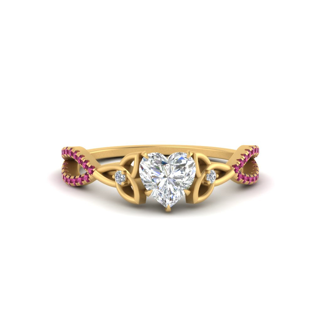 entwined-celtic-heart-shaped-love-knot-pink-sapphire-engagement-ring-in-yellow-gold-FD9306HTRGSADRPI-NL-YG
