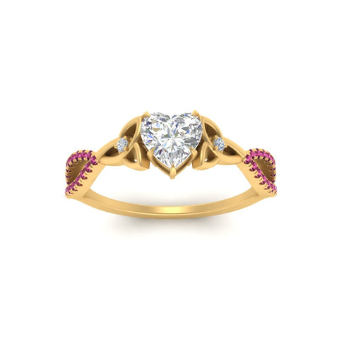entwined-celtic-heart-shaped-love-knot-pink-sapphire-engagement-ring-in-yellow-gold-FD9306HTRGSADRPI-NL-YG