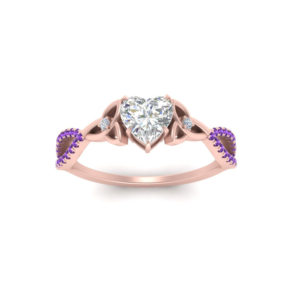 entwined-celtic-heart-shaped-love-knot-purple-topaz-engagement-ring-in-rose-gold-FD9306HTRGVITO-NL-RG