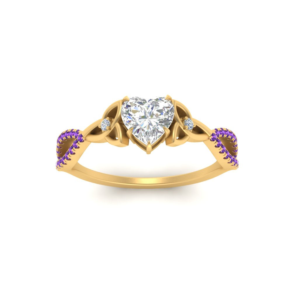 entwined-celtic-heart-shaped-love-knot-purple-topaz-engagement-ring-in-yellow-gold-FD9306HTRGVITO-NL-YG