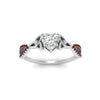 Load image into Gallery viewer, entwined-celtic-heart-shaped-love-knot-ruby-engagement-ring-in-white-gold-FD9306HTRGRUDR-NL-WG
