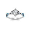 Load image into Gallery viewer, entwined-celtic-marquise-cut-love-knot-blue-topaz-engagement-ring-in-white-gold-FD9306MQRGICBLTO-NL-WG