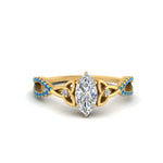 Load image into Gallery viewer, entwined-celtic-marquise-cut-love-knot-blue-topaz-engagement-ring-in-yellow-gold-FD9306MQRGICBLTO-NL-YG