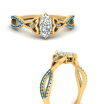 Load image into Gallery viewer, entwined-celtic-marquise-cut-love-knot-blue-topaz-engagement-ring-in-yellow-gold-FD9306MQRGICBLTO-NL-YG

