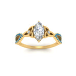 Load image into Gallery viewer, entwined-celtic-marquise-cut-love-knot-blue-topaz-engagement-ring-in-yellow-gold-FD9306MQRGICBLTO-NL-YG