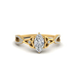Load image into Gallery viewer, entwined-celtic-marquise-cut-love-knot-diamond-engagement-ring-in-yellow-gold-FD9306MQR-NL-YG
