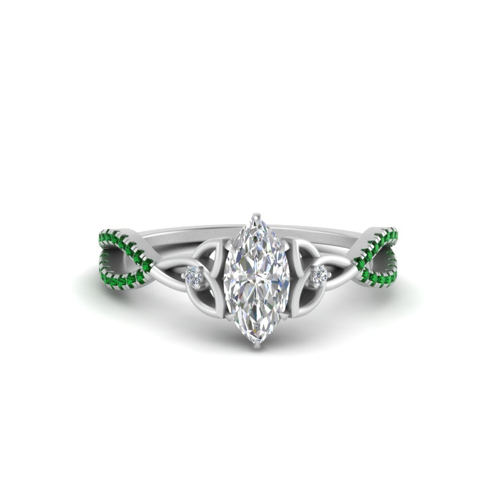 entwined-celtic-marquise-cut-love-knot-emerald-engagement-ring-in-white-gold-FD9306MQRGEMGR-NL-WG