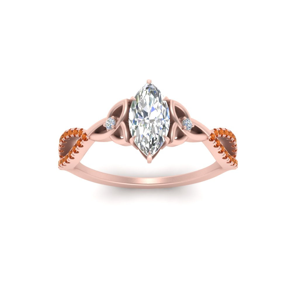 entwined-celtic-marquise-cut-love-knot-orange-sapphire-engagement-ring-in-rose-gold-FD9306MQRGSAOR-NL-RG
